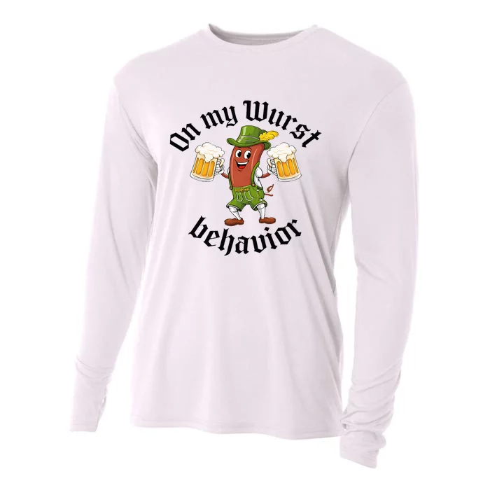 Oktoberfest On My Wurst Behavior Cooling Performance Long Sleeve Crew