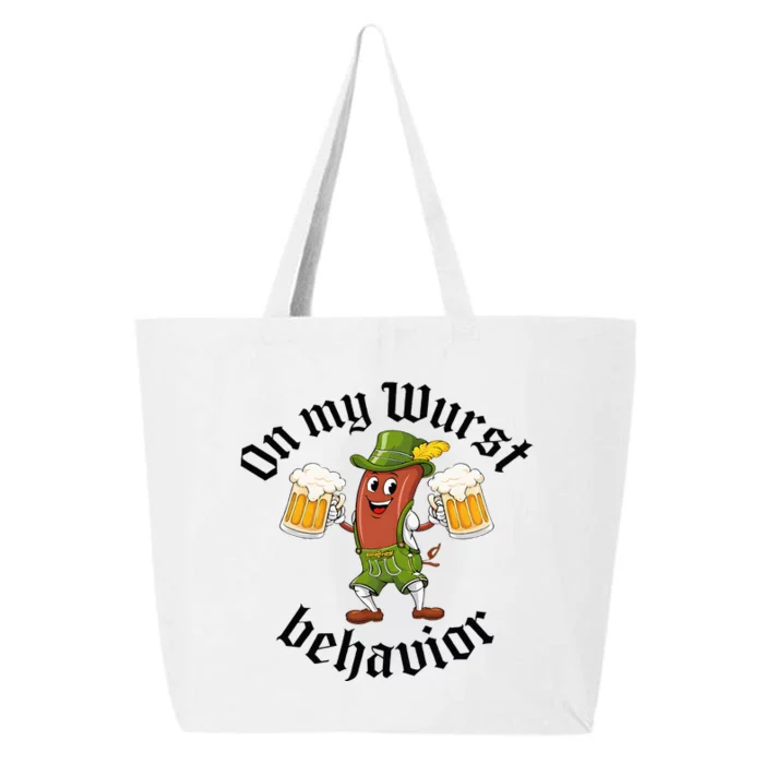 Oktoberfest On My Wurst Behavior 25L Jumbo Tote