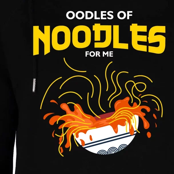 Oodles Of Noodles Womens Funnel Neck Pullover Hood