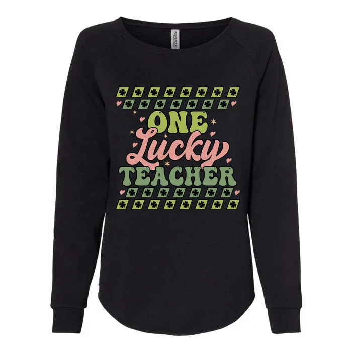 OneLuckyTeacher Womens California Wash Sweatshirt