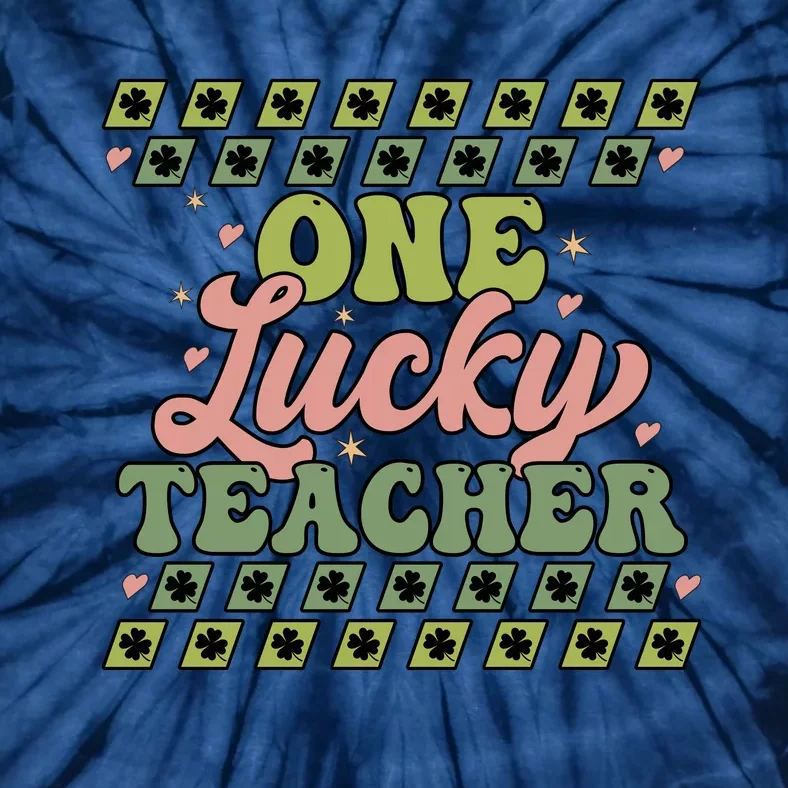 OneLuckyTeacher Tie-Dye T-Shirt