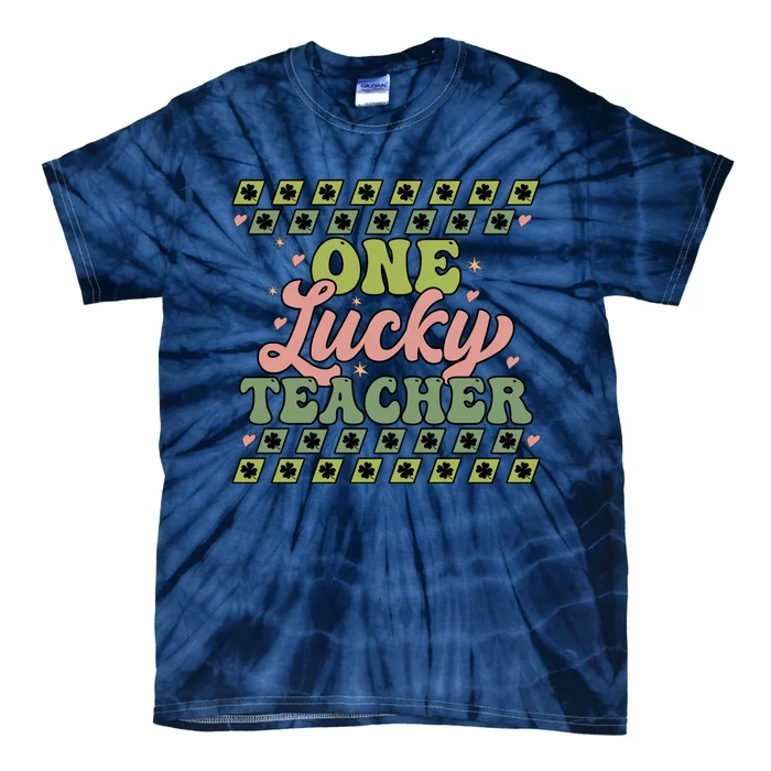 OneLuckyTeacher Tie-Dye T-Shirt