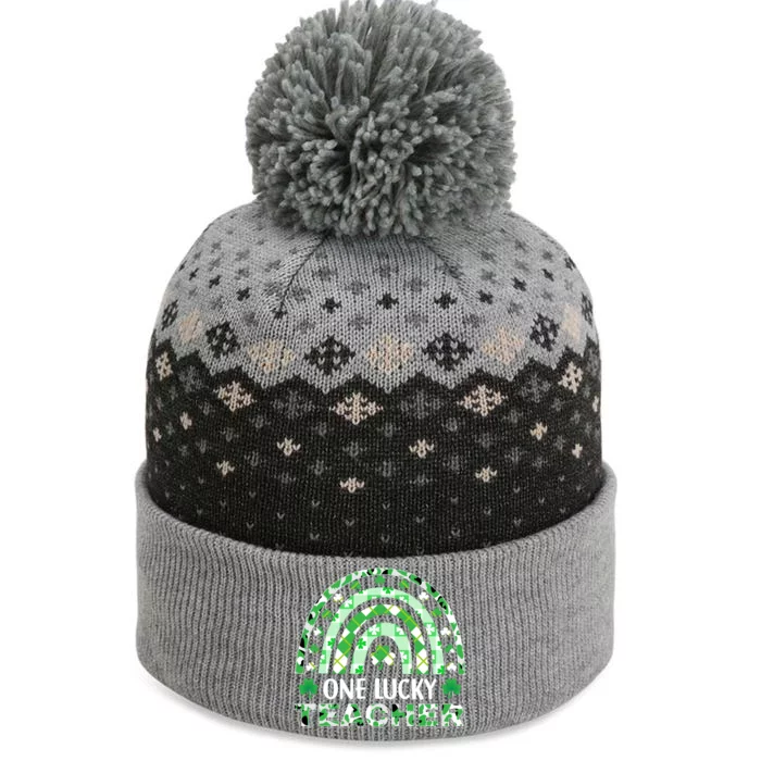 OneLuckyTeacher The Baniff Cuffed Pom Beanie