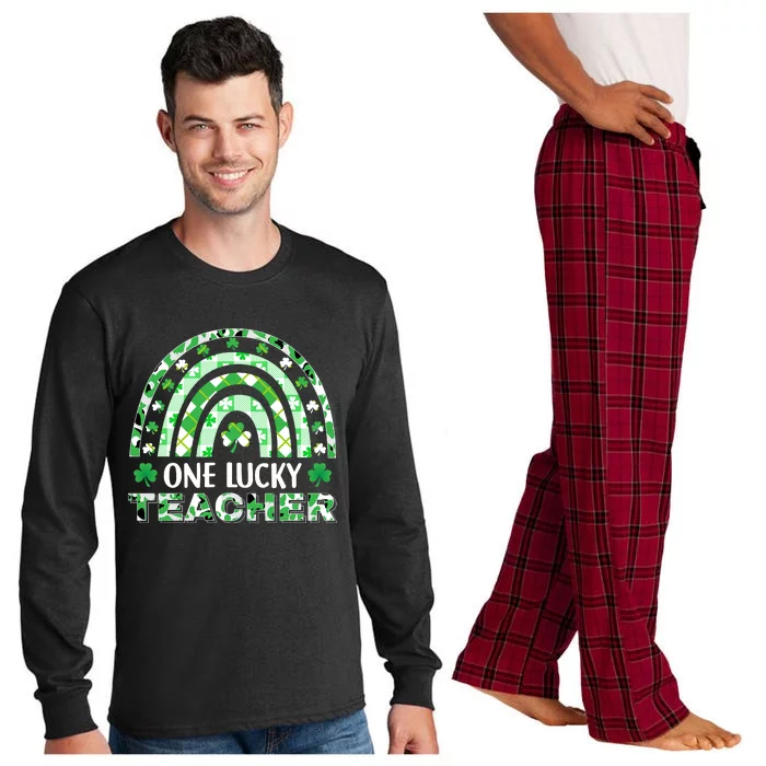 OneLuckyTeacher Long Sleeve Pajama Set