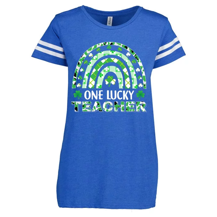 OneLuckyTeacher Enza Ladies Jersey Football T-Shirt