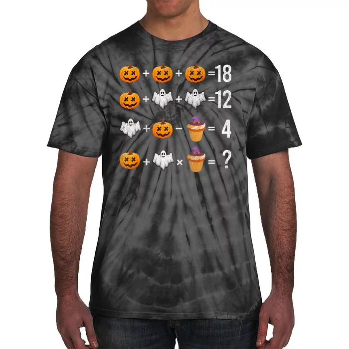 Order Of Operations Funny Math Teacher Halloween Quiz Tie-Dye T-Shirt