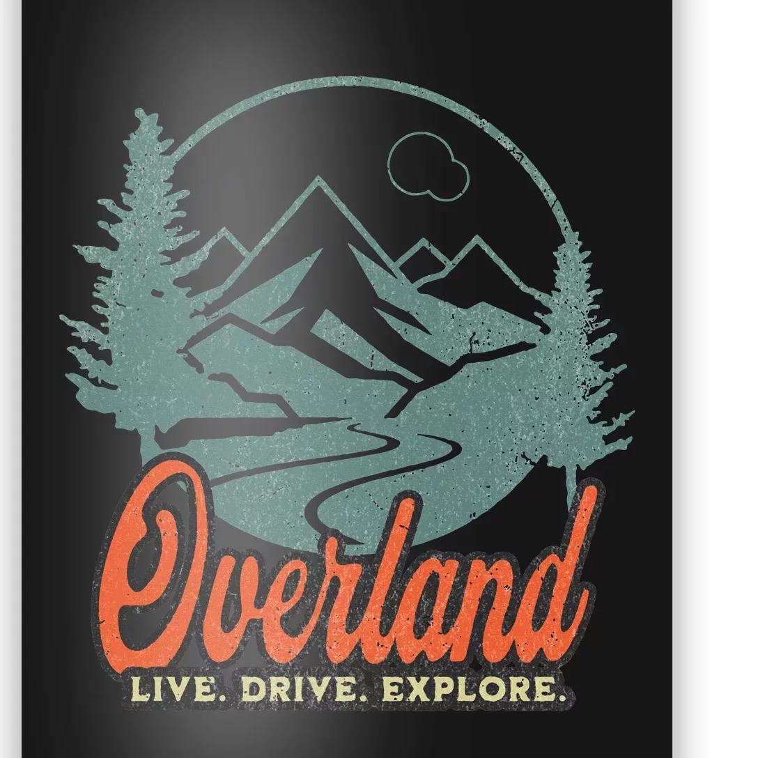 Overland Outdoor Offroad Adventure Graphic Design Poster