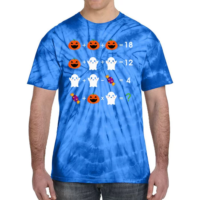 Order Of Operations Halloween Quiz Math Teacher Tie-Dye T-Shirt