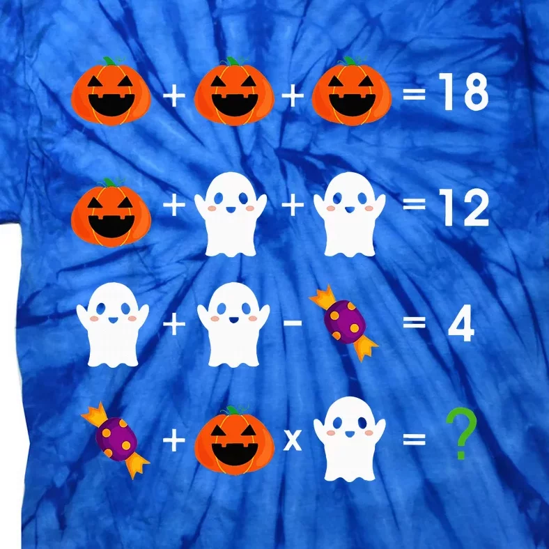 Order Of Operations Halloween Quiz Math Teacher Tie-Dye T-Shirt