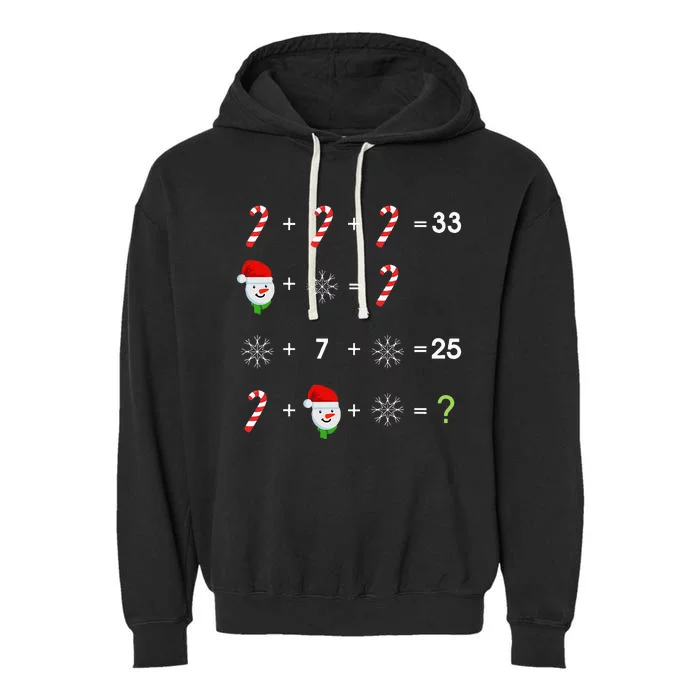 Order of Operations Quiz Funny Math Teacher Christmas Gift Garment-Dyed Fleece Hoodie