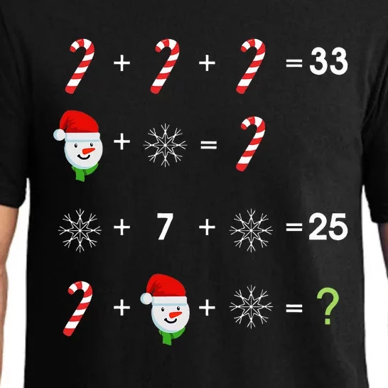 Order of Operations Quiz Funny Math Teacher Christmas Gift Pajama Set