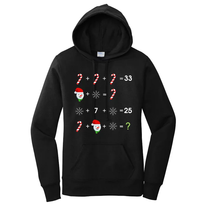 Order of Operations Quiz Funny Math Teacher Christmas Gift Women's Pullover Hoodie