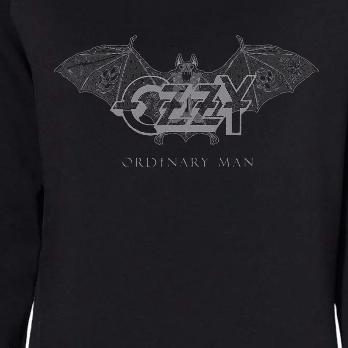 Ozzy Osbourne Ordinary Man Bat Womens California Wash Sweatshirt