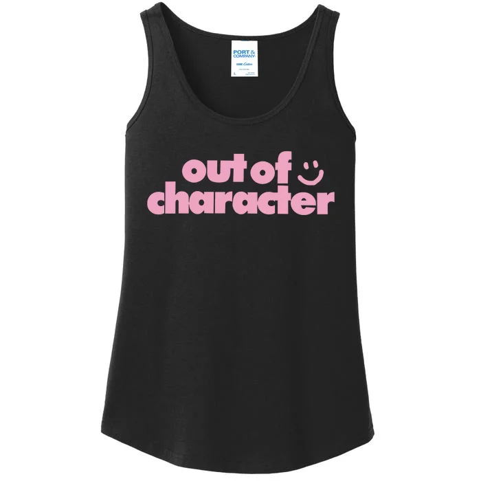 Outofcharacter Out Of Character Gender Reveal Ladies Essential Tank