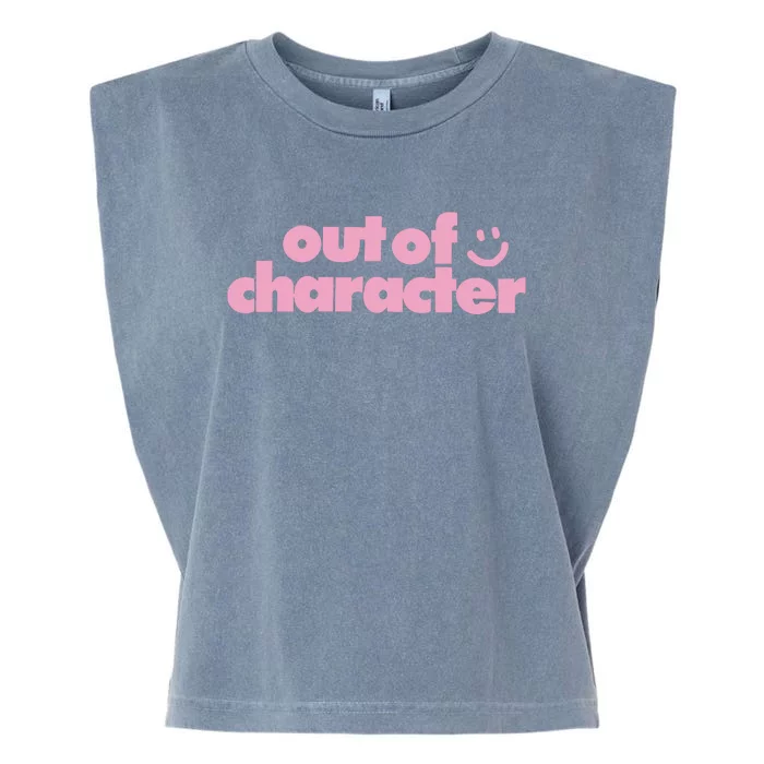 Outofcharacter Out Of Character Gender Reveal Garment-Dyed Women's Muscle Tee