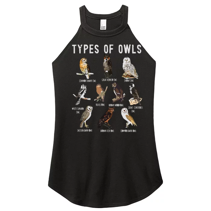 Owl Owl Owl Lover Tee Owl Gift Owl Women’s Perfect Tri Rocker Tank