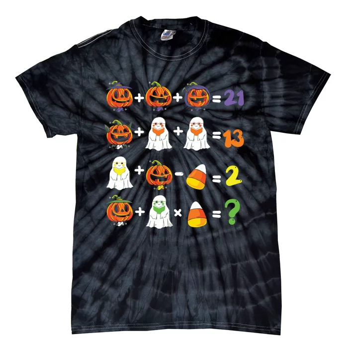 Order Of Operations Quiz Math Halloween Teacher Student Kids Tie-Dye T-Shirt