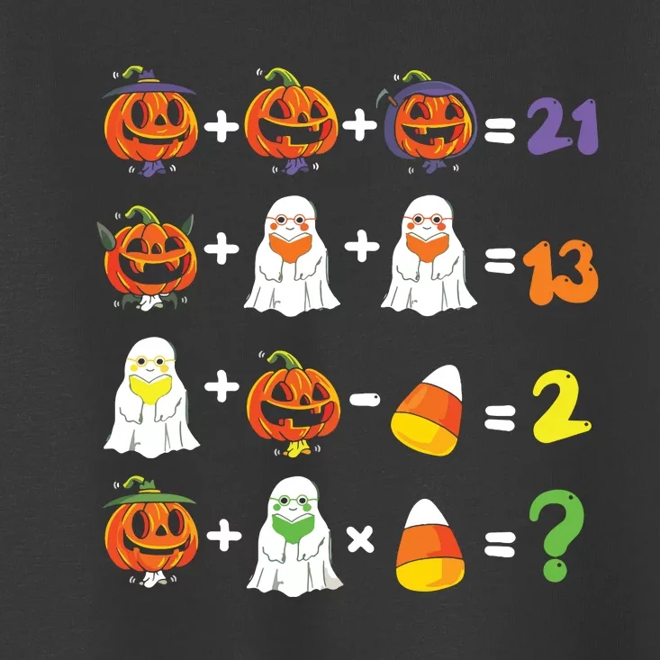 Order Of Operations Quiz Math Halloween Teacher Student Kids Toddler T-Shirt