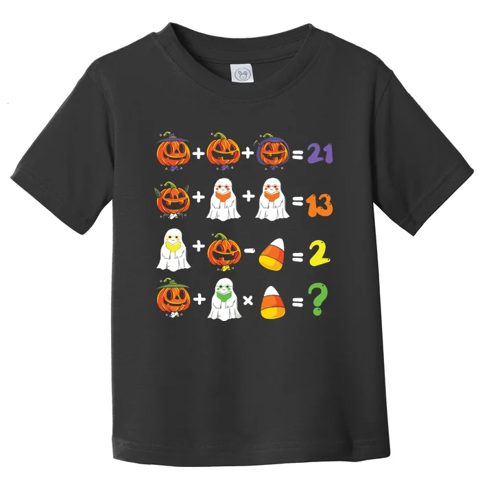 Order Of Operations Quiz Math Halloween Teacher Student Kids Toddler T-Shirt