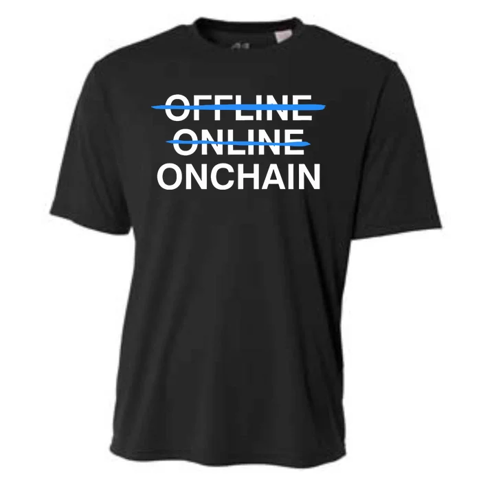 Offline Online Onchain Cooling Performance Crew T-Shirt