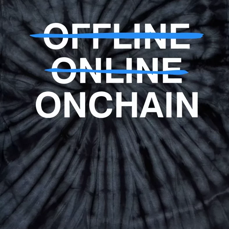 Offline Online Onchain Tie-Dye T-Shirt