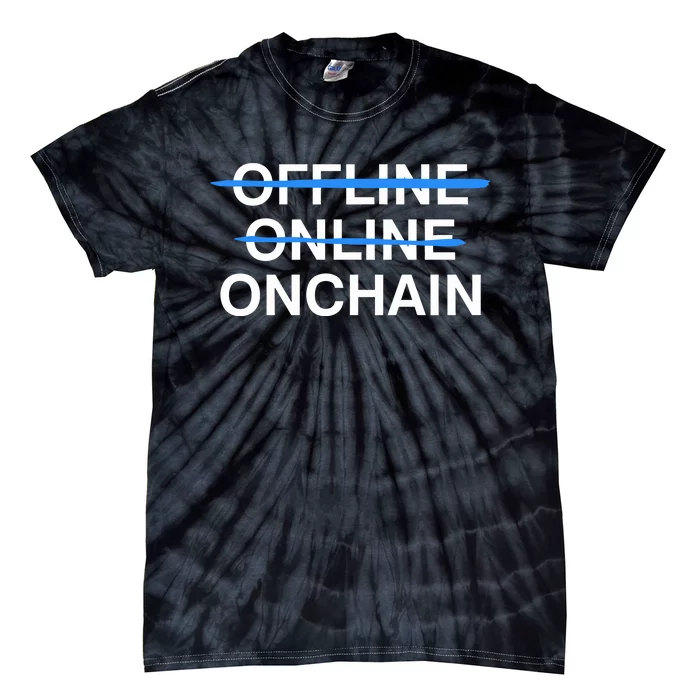 Offline Online Onchain Tie-Dye T-Shirt