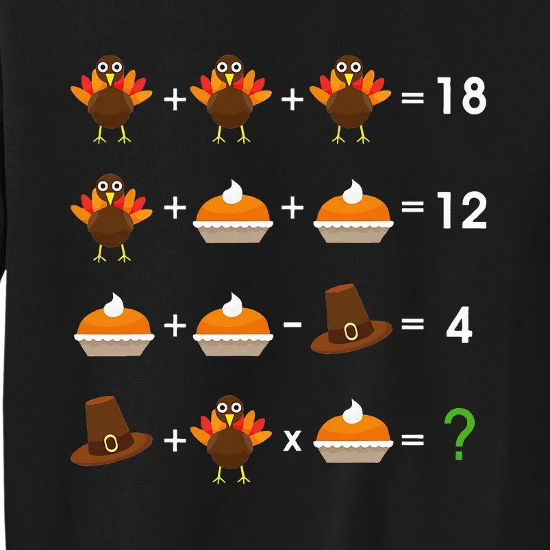 Order Of Operations Thanksgiving Quiz Funny Math Teacher Sweatshirt