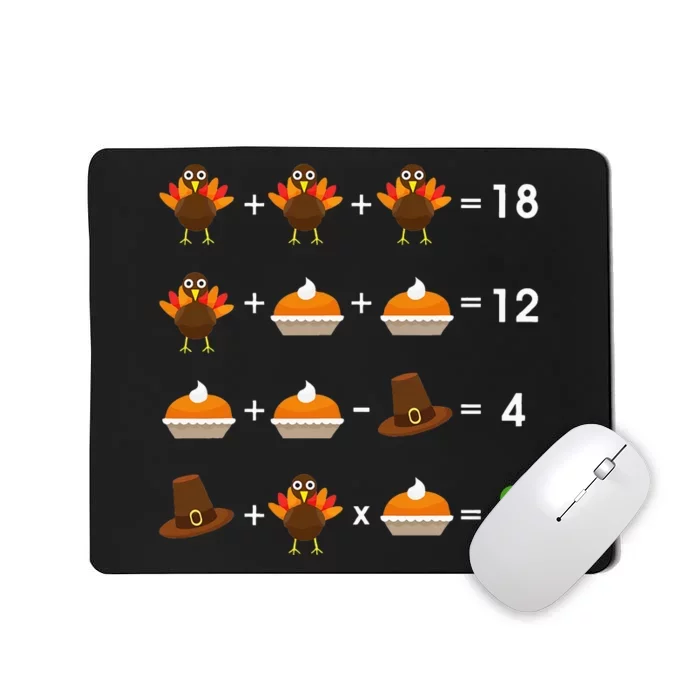 Order Of Operations Thanksgiving Quiz Funny Math Teacher Mousepad