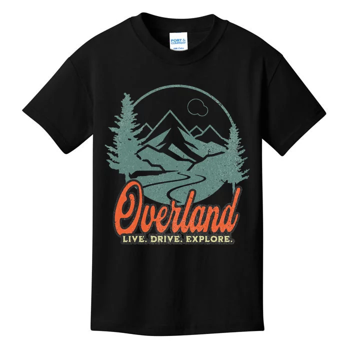 Overland Outdoor Offroad Adventure Kids T-Shirt