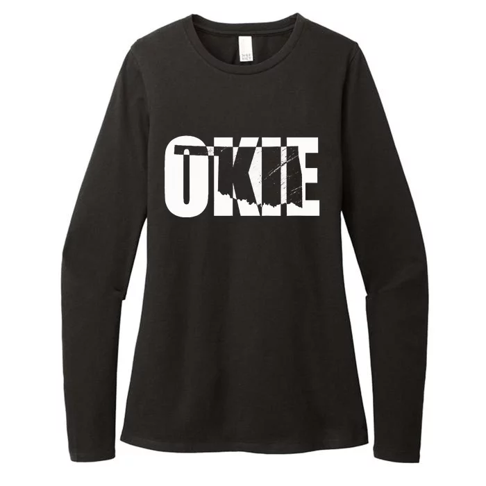 Okie Oklahoma Proud Womens CVC Long Sleeve Shirt