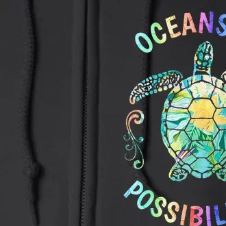 Oceans of Possibilities Summer Reading 2022 Librarian Whale Full Zip Hoodie