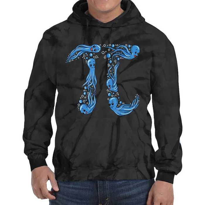 OctoPi octopus Pi Math Science Teacher 3.14 Pi Day Tie Dye Hoodie