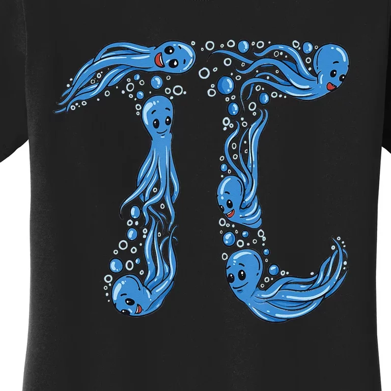 OctoPi octopus Pi Math Science Teacher 3.14 Pi Day Women's T-Shirt