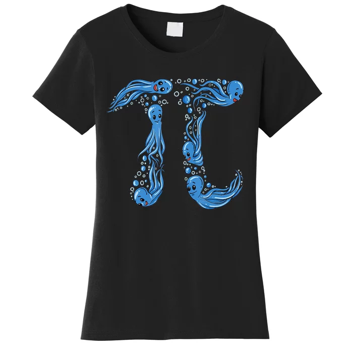 OctoPi octopus Pi Math Science Teacher 3.14 Pi Day Women's T-Shirt