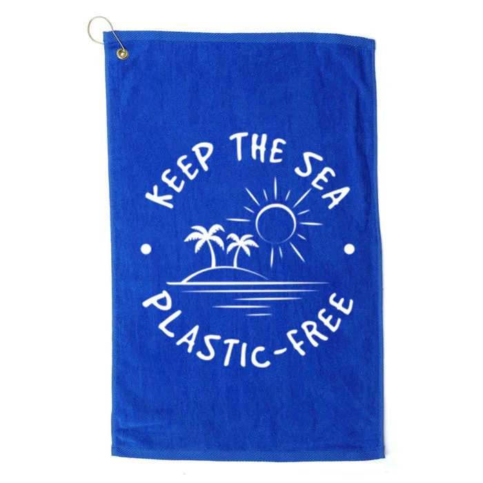 Ocean Of Plastic Free Oceans Save Less Plastic Gift Platinum Collection Golf Towel