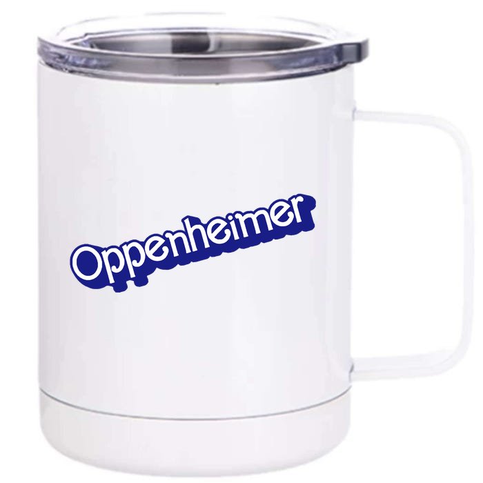 Oppenheimer Front & Back 12oz Stainless Steel Tumbler Cup