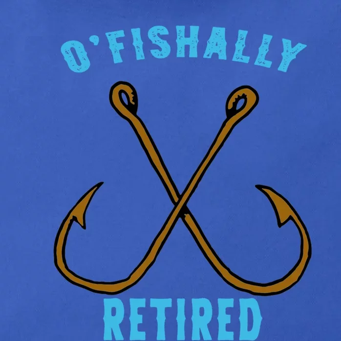 Outstanding Ofishally Retired Funny Fisherman Fishing Gift Zip Tote Bag