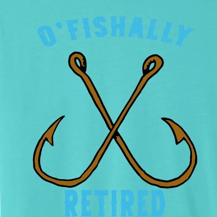 Outstanding Ofishally Retired Funny Fisherman Fishing Gift ChromaSoft Performance T-Shirt