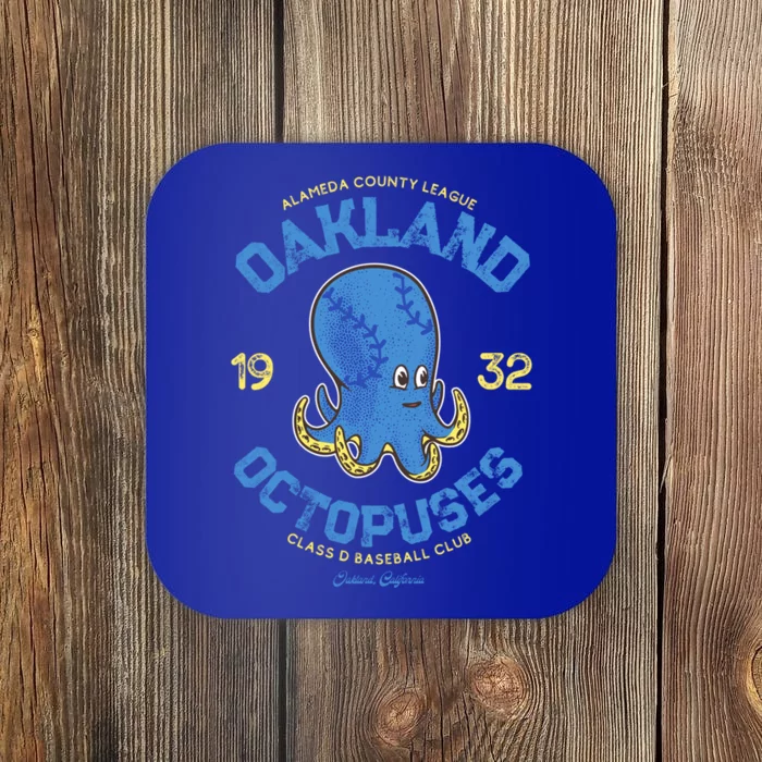 Oakland Octopuses Retro Minor League Baseball Team Gift Coaster