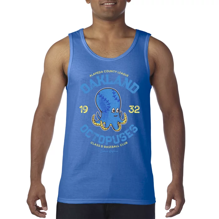 Oakland Octopuses Retro Minor League Baseball Team Gift Tank Top