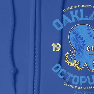 Oakland Octopuses Retro Minor League Baseball Team Gift Full Zip Hoodie