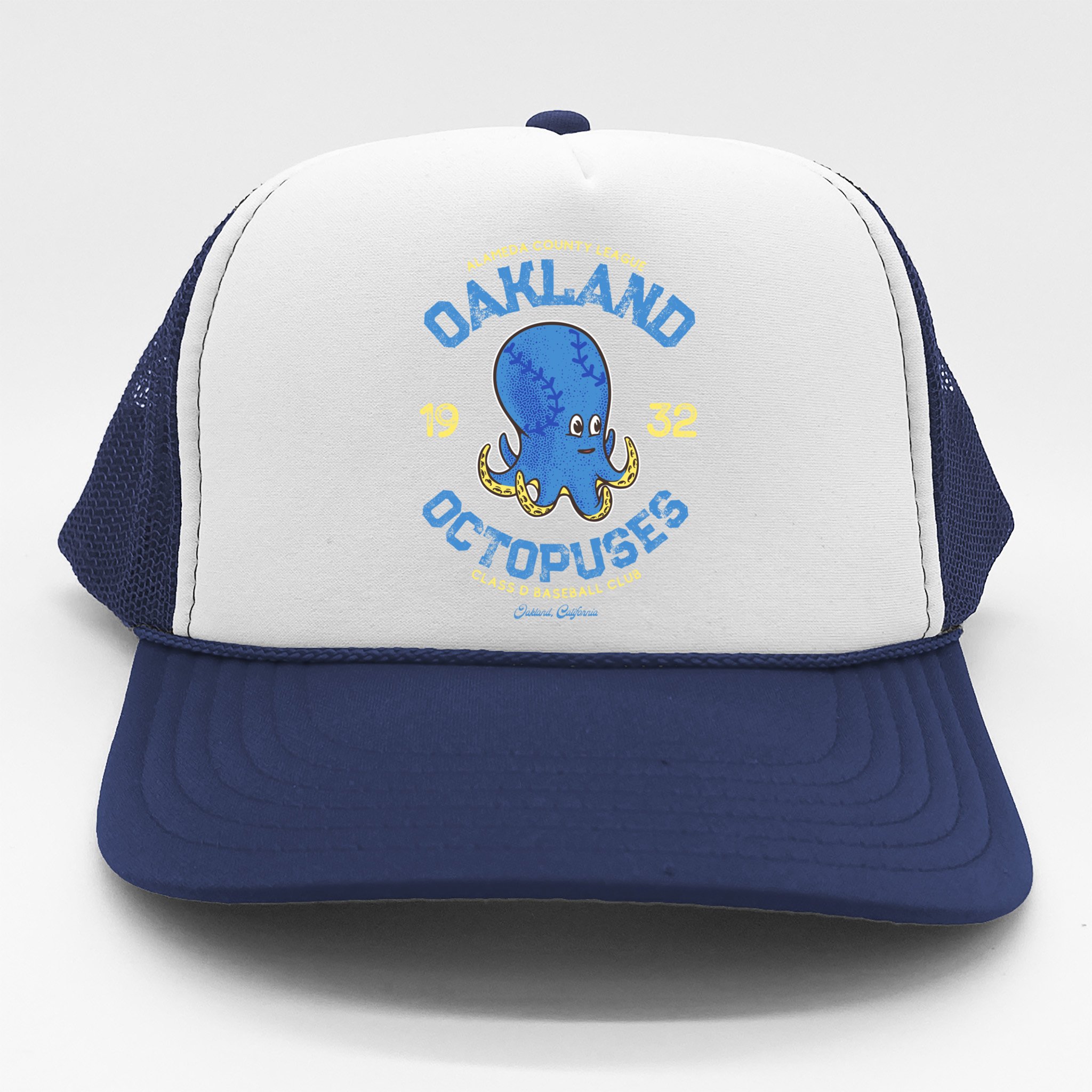 Oakland Octopuses Retro Minor League Baseball Team Gift Trucker Hat