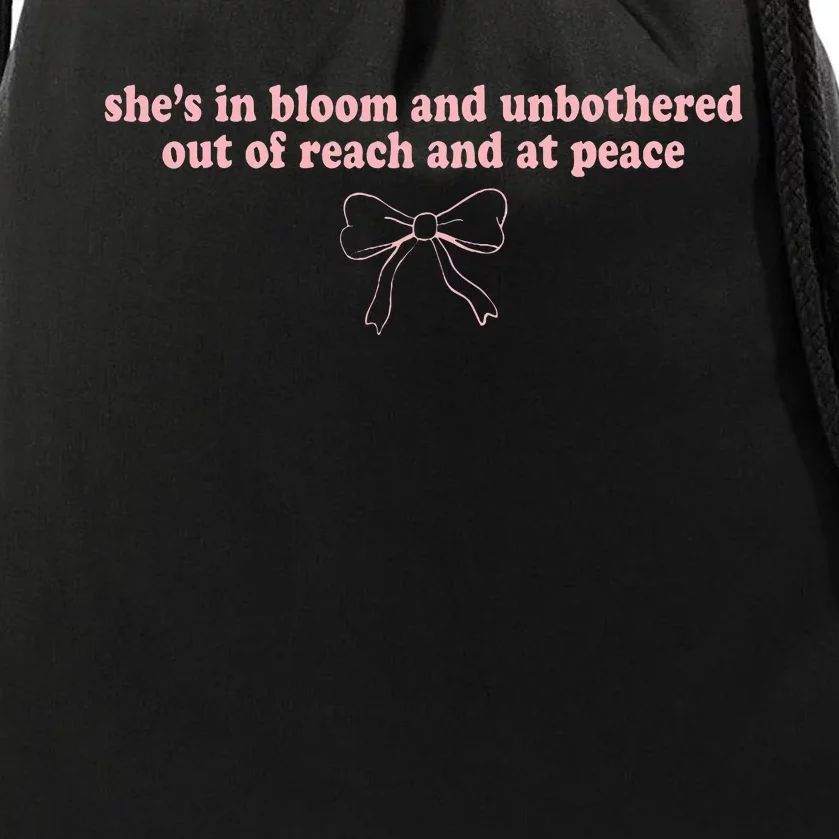 Out Of Reach And At Peace Drawstring Bag