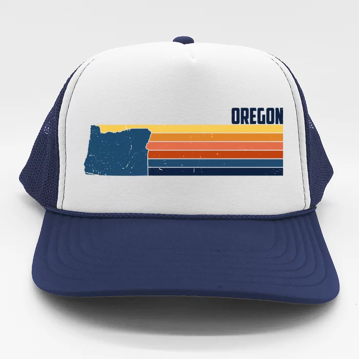 Retro Vintage Oregon Trucker Hat