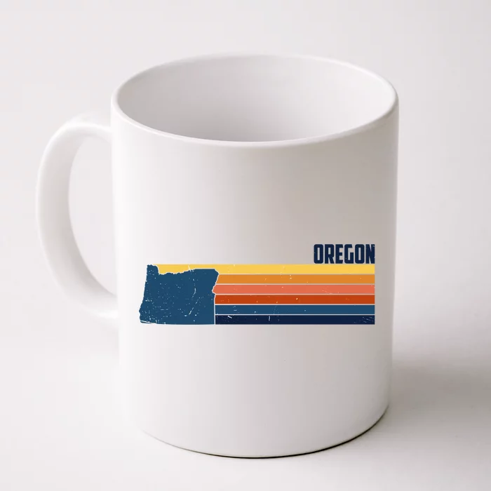 Retro Vintage Oregon Front & Back Coffee Mug