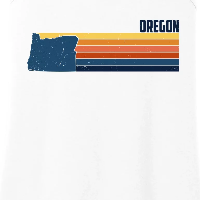 Retro Vintage Oregon Ladies Essential Tank