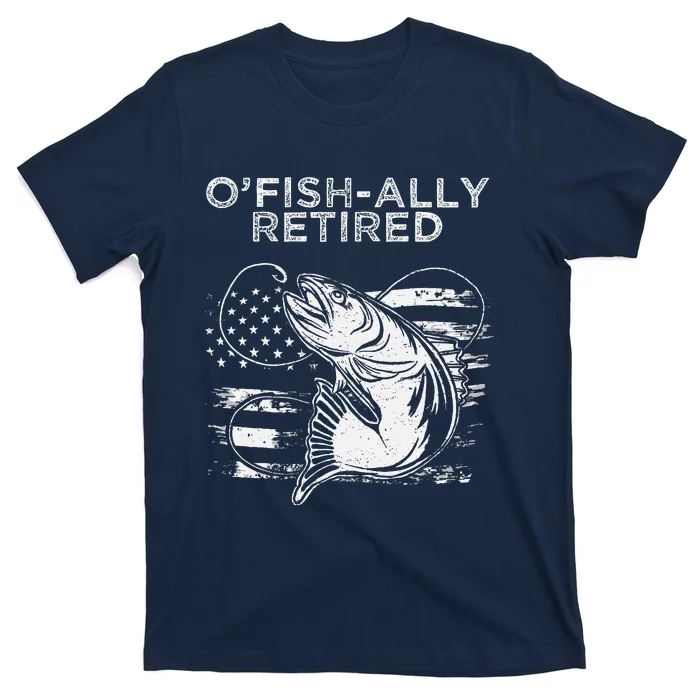 OFishally Officially Retired Fishing American T-Shirt