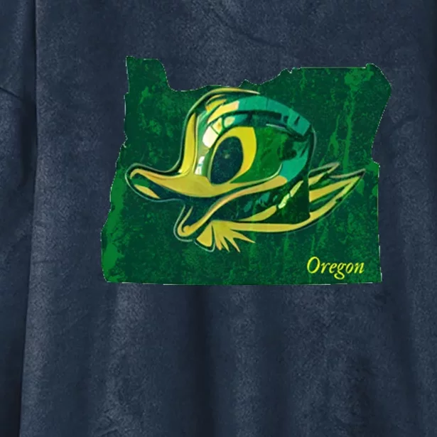 Oregon Hooded Wearable Blanket