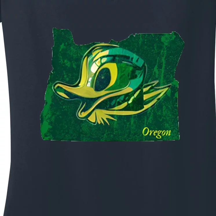 Oregon Women's V-Neck T-Shirt