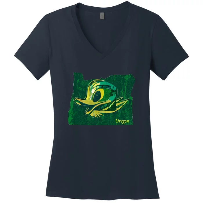 Oregon Women's V-Neck T-Shirt